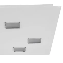 Fabbian Quarter - weiße LED-Deckenlampe 7flg.