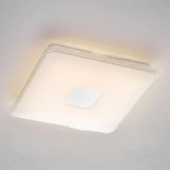 Fernbedienbare, eckige LED-Deckenleuchte Samurai