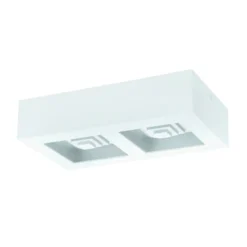 Ferreros - zweiflammige LED-Deckenlampe in Weiß