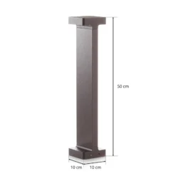 FLOS Casting T 100 - LED-Sockelleuchte 50 cm braun
