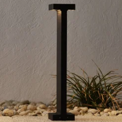 FLOS Casting T 100 - LED-Sockelleuchte 50 cm braun