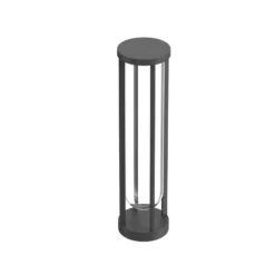 FLOS In Vitro Bollard 2, 2.700 K, 60 cm, anthrazit