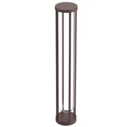 FLOS In Vitro Bollard 3, 2.700 K 90 cm dunkelbraun