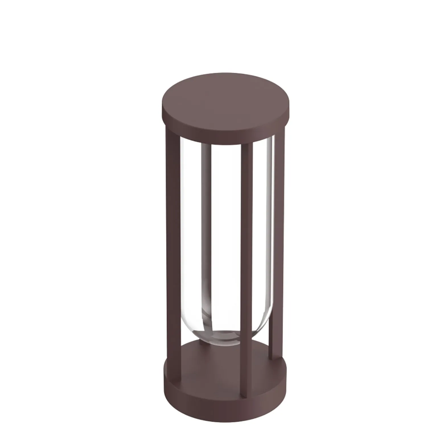 FLOS In Vitro Bollard 1, 2.700 K 40 cm dunkelbraun