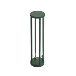 FLOS In Vitro Bollard 2, 2.700 K, 60 cm dunkelgrün