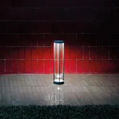 FLOS In Vitro Bollard 1, 2.700 K, 40 cm dunkelgrün