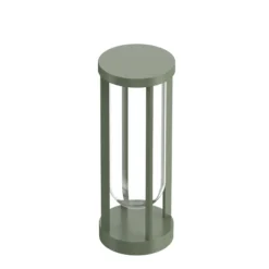 FLOS In Vitro Bollard 1, 2.700 K, 40 cm, hellgrün