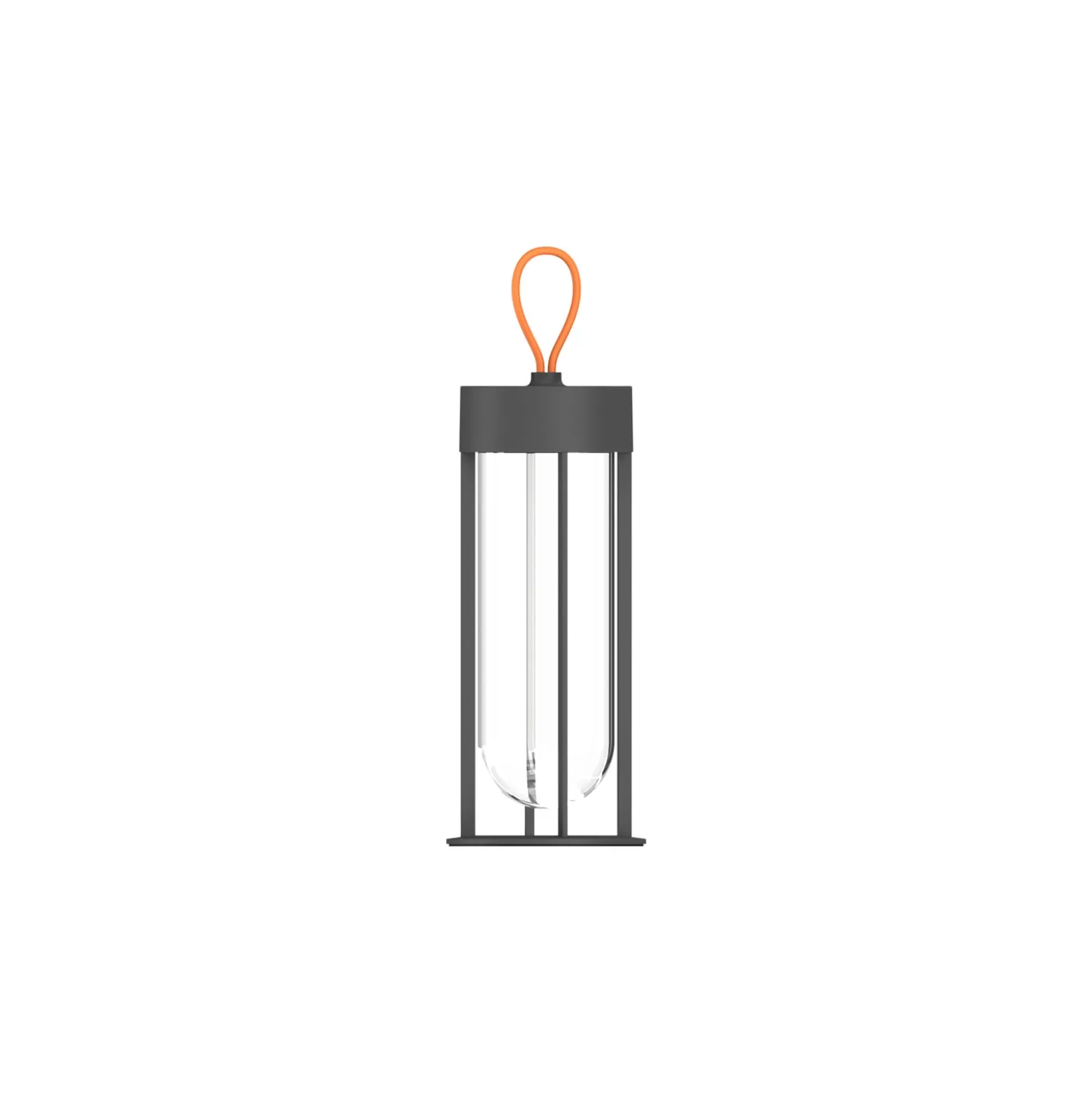 FLOS In Vitro Unplugged LED-Leuchte grau 3000K