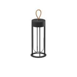 FLOS In Vitro Unplugged LED-Leuchte schwarz 2700K