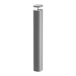 FLOS Pointbreak Bollard 2, 2.700K grau 90cm