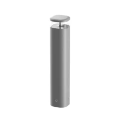 FLOS Pointbreak Bollard 2, 2.700K grau 60cm