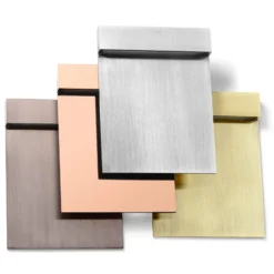 FLOS Real Matter LED-Wandeinbauleuchte IP65 gold