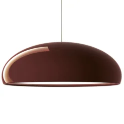 Fontana Arte Pangen - Retro-Hängeleuchte, rot