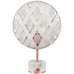 Forestier Chanpen S Diamant Tisch kupfer/weiß