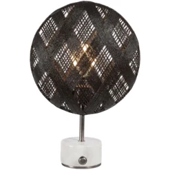 Forestier Chanpen S Diamant Tisch silber/schwarz