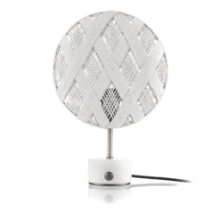 Forestier Chanpen S Diamant Tisch silber/weiß