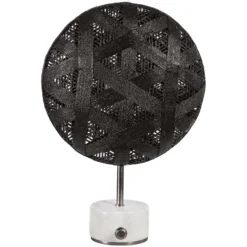 Forestier Chanpen S Hexagonal Tisch silber/schwarz