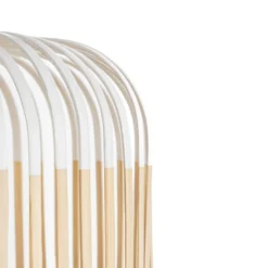 Forestier Deckenleuchte Bamboo S, Ø 35 cm, weiß