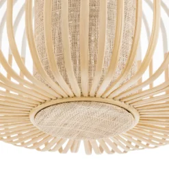 Forestier Deckenleuchte Bamboo S, Ø 35 cm, weiß