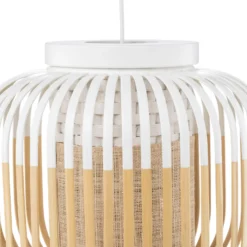 Forestier Deckenleuchte Bamboo XS, Ø 27 cm, weiß