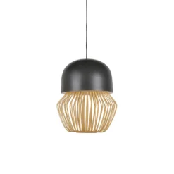 Forestier Hängeleuchte Anemos S, dunkelgrau, Ø 35 cm, E27