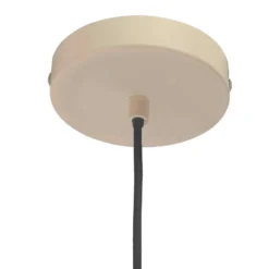 Forlight Hängelampe Fres, beige, Stahl, Ø 30 cm