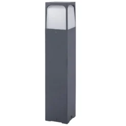 Forlight Wegelampe Veta, Höhe 80 cm, schwarz, Aluminium