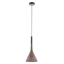 Foscarini Aplomb Hängeleuchte GU10 aus Beton braun
