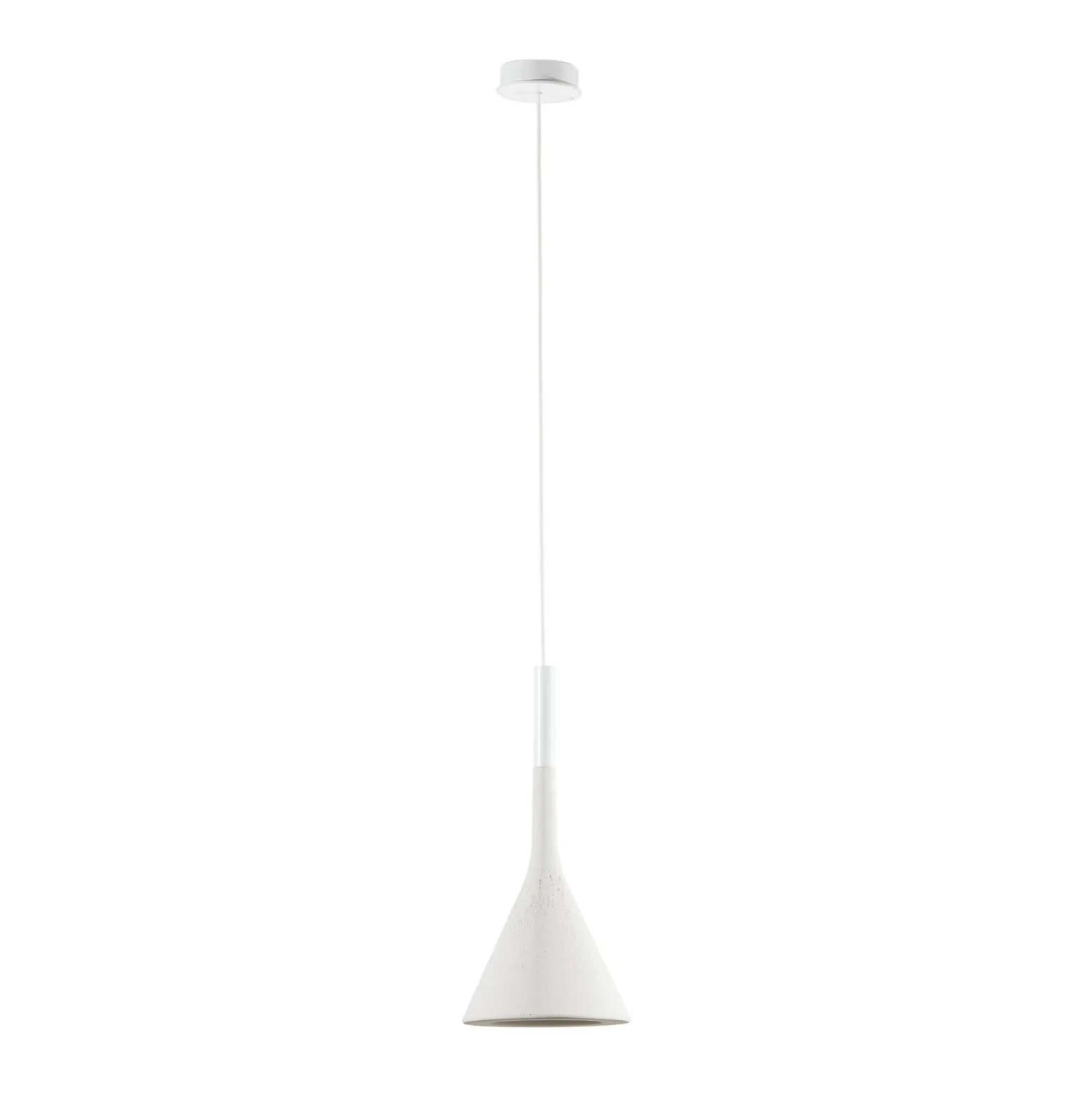 Foscarini Aplomb Hängeleuchte GU10 aus Beton weiß