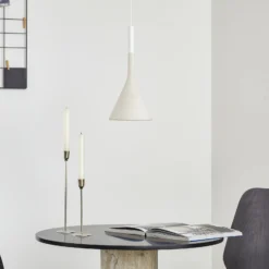 Foscarini Aplomb Hängeleuchte GU10 aus Beton weiß