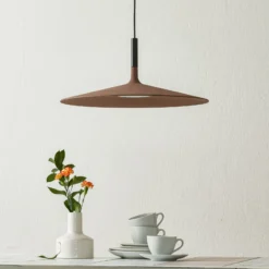 Foscarini Aplomb Large LED-Hängeleuchte, braun