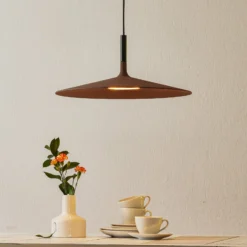 Foscarini Aplomb Large LED-Hängeleuchte, braun
