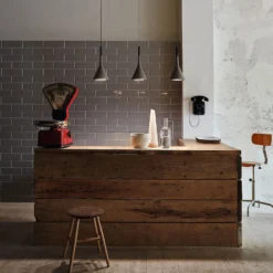 Foscarini Aplomb Mini Hängeleuchte aus Beton, grau