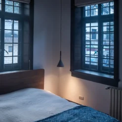 Foscarini Aplomb Mini Hängeleuchte aus Beton, grau