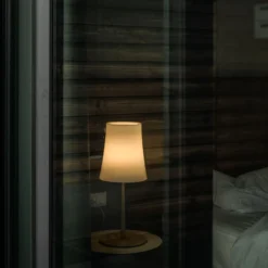 Foscarini Birdie Easy Grande Tischlampe sandgelb