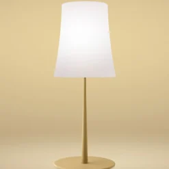 Foscarini Birdie Easy Grande Tischlampe sandgelb