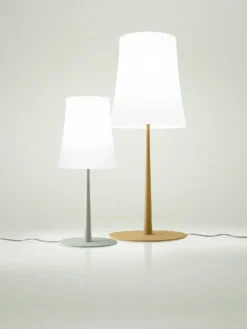 Foscarini Birdie Easy Grande Tischlampe sandgelb