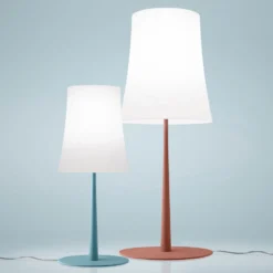 Foscarini Birdie Easy Grande Tischlampe ziegelrot