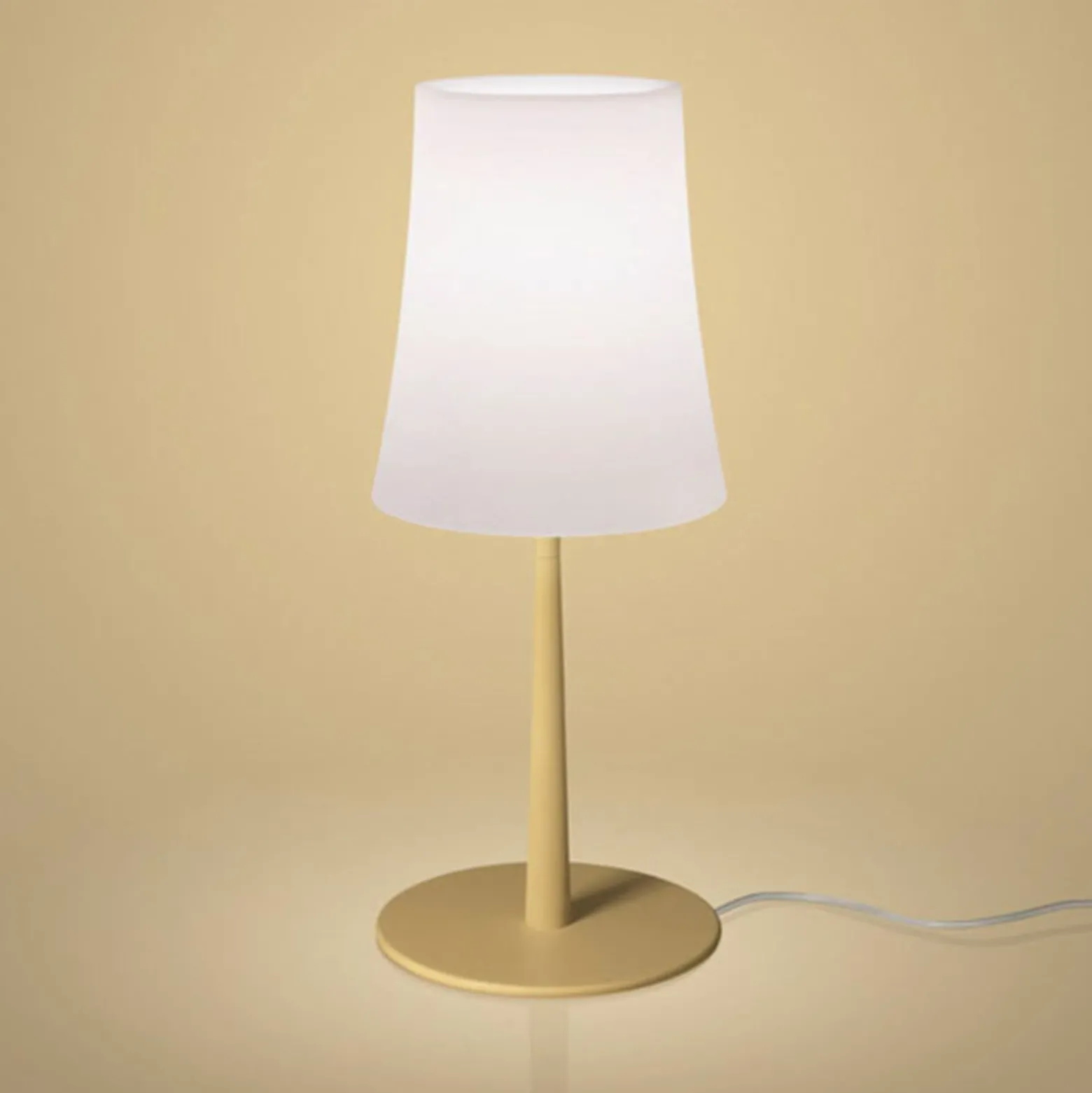 Foscarini Birdie Easy Tischleuchte sandgelb