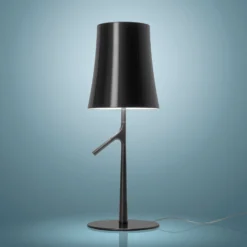 Foscarini Birdie LED piccola Tischlampe graphit