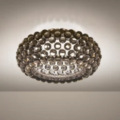 Foscarini Caboche Plus Decke dimmbar rauchgrau