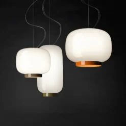 Foscarini Chouchin Reverse 3 LED-Pendel weiß/grau