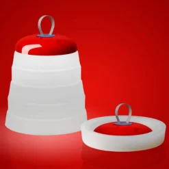 Foscarini Cri Cri LED-Außen-Dekoleuchte, rot