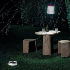 Foscarini Cri Cri LED-Außen-Dekoleuchte, rot