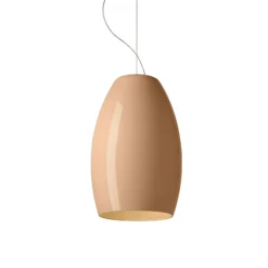 Foscarini LED-Hängelampe Buds 1, cipria, Abhängung 1000 cm
