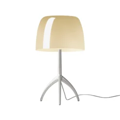 Foscarini Lumiere grande alu/creme dimmbar