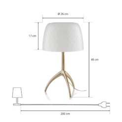 Foscarini Lumiere 30 grande Pastille mit Dimmer