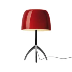Foscarini Lumiere grande schwarz/rot dimmbar