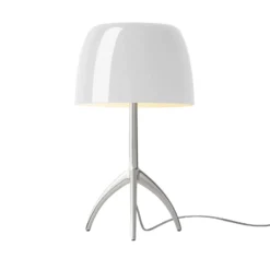 Foscarini Lumiere piccola alu/weiß dimmbar