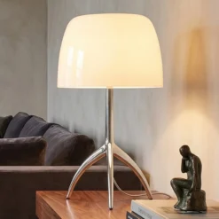 Foscarini Lumiere piccola alu/weiß dimmbar